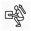 Safe Lifting Technique Icon