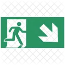 Safety Arrow Exit Icon