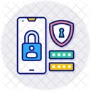 Safety Protection Lock Icon