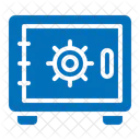 안전 금고 예금 상자 금융 아이콘