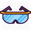Safety Glasses Goggles Racing Car Icon