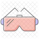Safety Goggles Awesome Lineal Color Icon Icon