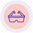 Goggles Safety Laboratory Icon