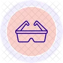 Goggles Safety Laboratory Icon