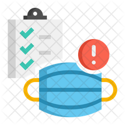 Safety Guidelines Icon - Download in Flat Style