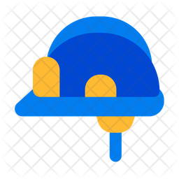 Safety helmet Icon - Download in Flat Style