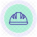 Safety Helmet Line Icon Icon