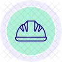 Safety Helmet Line Icon Icon