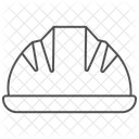 Safety Helmet Thinline Icon 아이콘