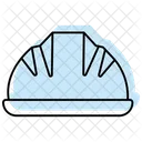 Safety Helmet Color Shadow Thinline Icon 아이콘