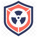 Safety Shield Radioactive Icon