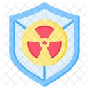 Safety Shield Radioactive Icon