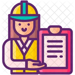 Safety Inspector Female  Icon