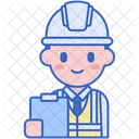 Safety Inspector Male  Icon