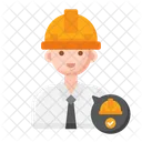 Safety Inspector Male Safety Inspector Avatar Icon