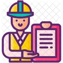 Safety Inspector Male Safety Inspector Avatar Icon