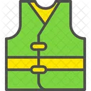 Safety Jacket Building Construction Icon