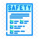 Safety Checklist Injury Icon
