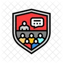 Safety Meeting Injury Icon