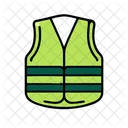 Safety Vest Construction Safety Icon