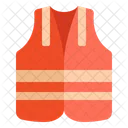 Safety Workwear Visibility Vest Construction Vest Icon