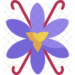 Saffron Flower  Icon