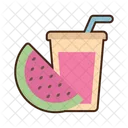 Wassermelonensaft Saft Getrank Symbol