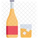 Saftflasche Saft Glas Symbol