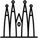 Barcelona Barcelona Historic Building Sagrada Famila Church Icon