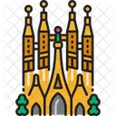 Sagrada Familia Barcelona Church Icon