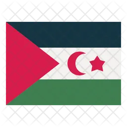 Sahara Occidental Flag Icono