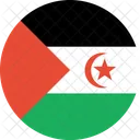 サハラウィー、アラブ、旗 アイコン