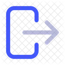 Porta Logout Seta Icon