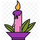 Light Illumination Candle Icon