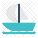 Sail Ship Surfer Icon
