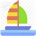 Sail Boat Sports Competition Icon