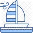 Sail Boat Sports Competition Icon