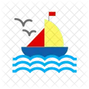 Sail Boat Ship Icon