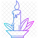 Light Illumination Candle Icon