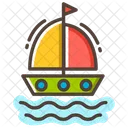 Sailboat Transportation Boat Icon
