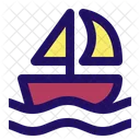 Sailboat Boat Sloop Icon