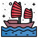 Sailboat Water Sports Transportation Icon