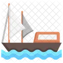 Sailboat Boat Ship Icon