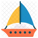 Travel Yacht Boat Icon