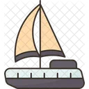Sailboat Sea Vessel Icon