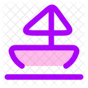 Sailboat Coastal Icon