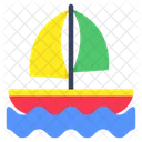 Boat Rafting Sailboat Icon