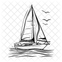 Sailboat Boat Yacht Icon