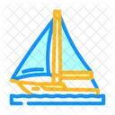 Sailboat Sailing Sport Icon