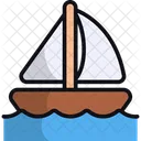 Sailboat Sailing Transport Icon